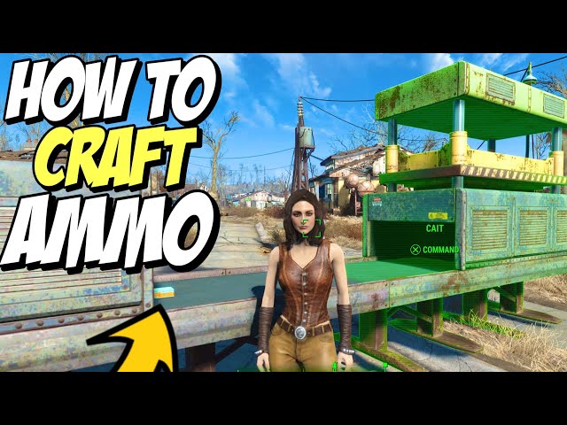 Fallout 4 How to Make Ammo (Contraptions Workshop DLC)