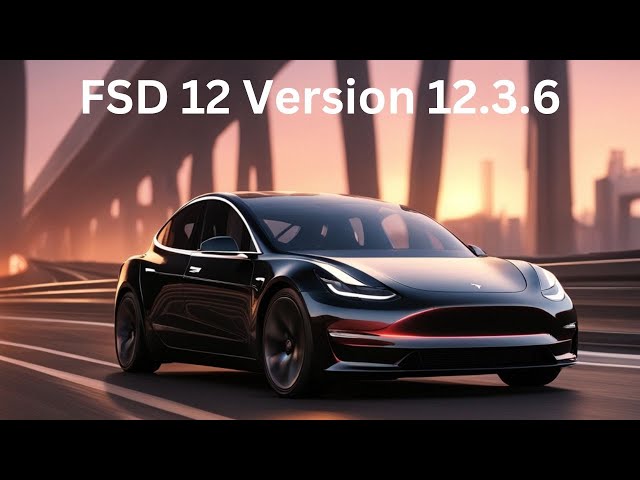 FSD 12  Sunset/Night Drive | Version 12.3.6 | Supervised - Full Self Driving Tesla Model 3