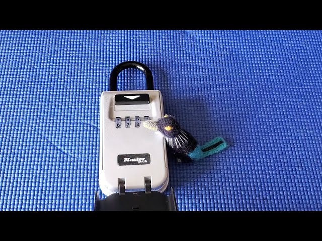 (207) How to recover a Master Lock Lockbox combination passcode