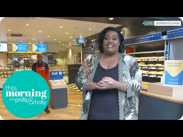 Greggs Has Reopened And Alison Is First In Line For a Sausage Roll! | This Morning
