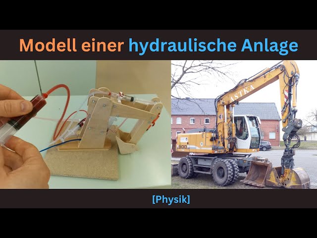 Kranarm - Modell für die hydraulische Anlage [Physik]