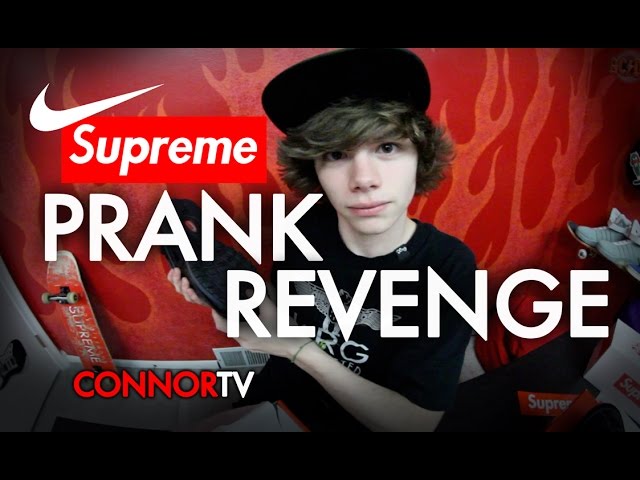 Nike Air Max Supreme Unboxing PRANK REVENGE Yeezy Boost 750 Connor TV