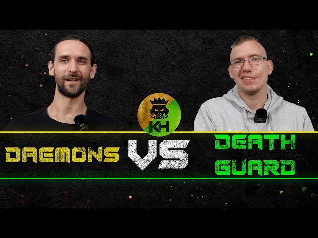 Gastspiel mit Tabletop Beast - CHAOS DAEMONS vs DEATH GUARD - Warhammer 40k Battle Report