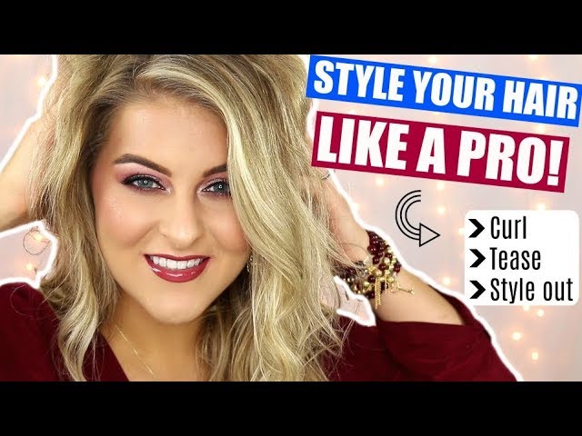 HOW-TO: CURL & TEASE YOUR HAIR // Tips & Tricks NO ONE TELLS YOU!