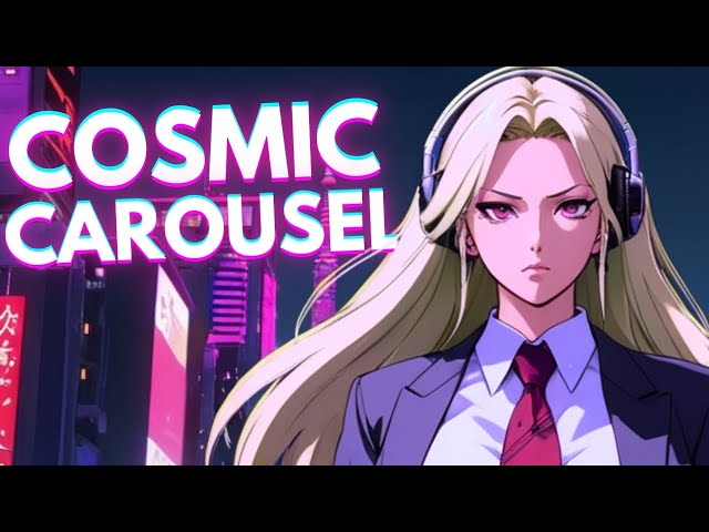 Cosmic Carousel [ Dark Synthwave Music ]