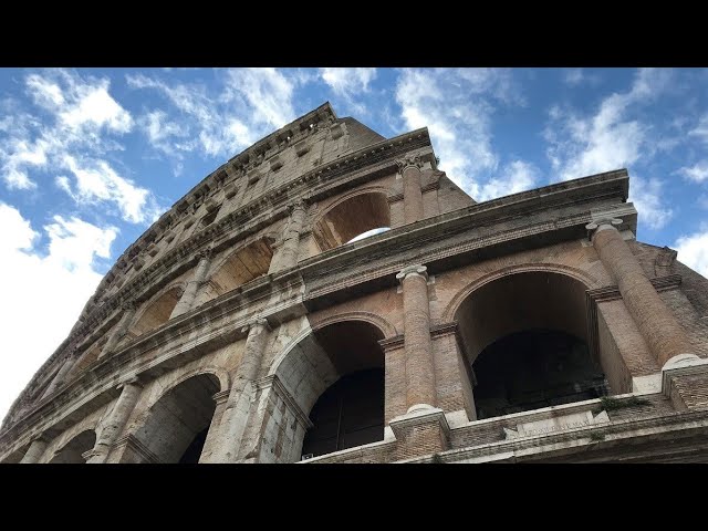 What happened to the missing half of the Colosseum?