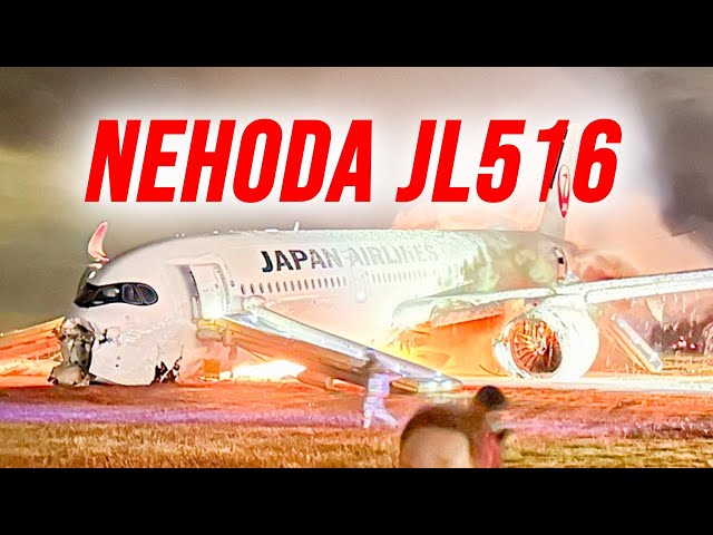 Co se stalo na letu JL516? Kolize Airbusu A350 Japan Airlines s pobřežní stráží na letišti v Tokiu