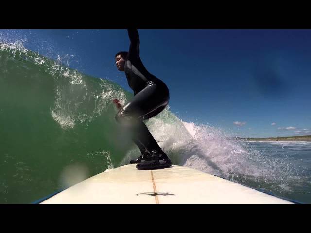Retro Single Fin Test Surfing - August 7-2015