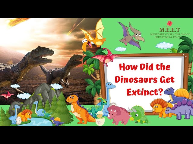 How Did Dinosaurs Become Extinct? educational video for kids