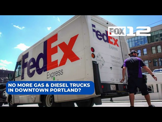 No more gas or diesel vehicles allowed in downtown Portland?