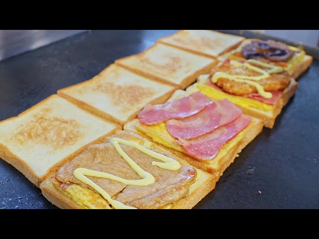 Ham Cheese Egg Toast/sandwich / 超人氣韓國吐司 - Korean street food-  Kfood / Korean brunch