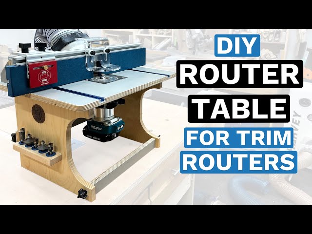DIY Router Table for Trim Routers | PLANS AVAILABLE