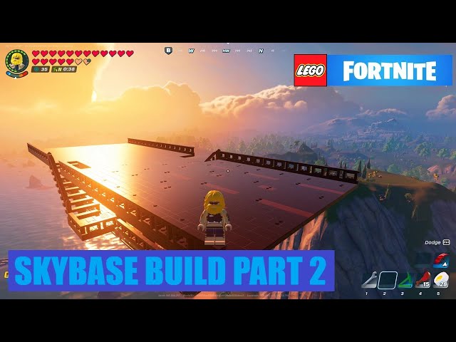 Building A Skybase Part 2 In Lego Fortnite