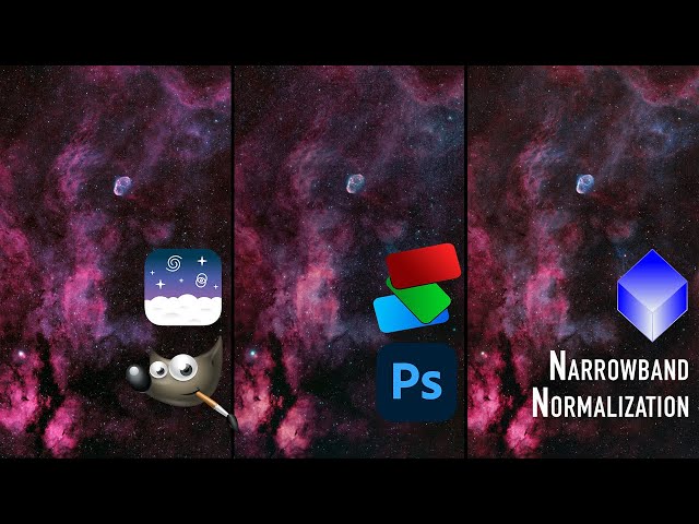 3 WAYS to edit Dual Narrowband Astrophotography!