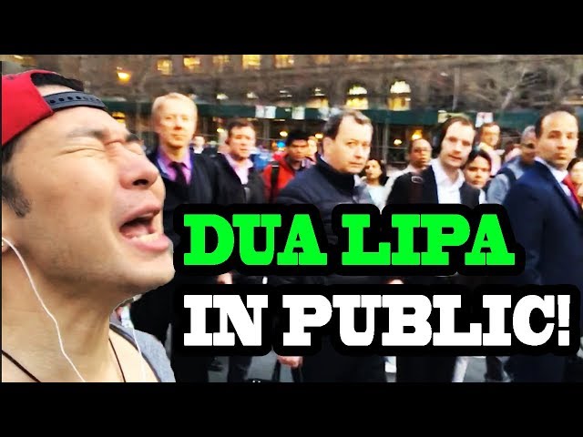 Dua Lipa - "New Rules" and "IDGAF" - SINGING IN PUBLIC!!