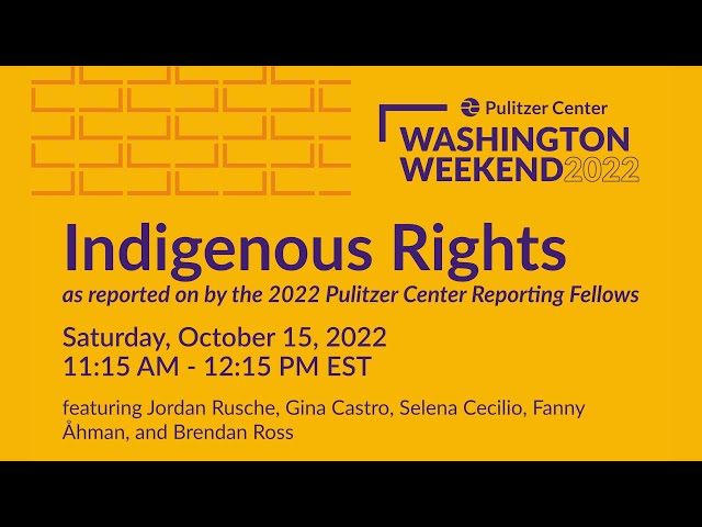 2022 Washington Weekend Round 6 | Indigenous Rights