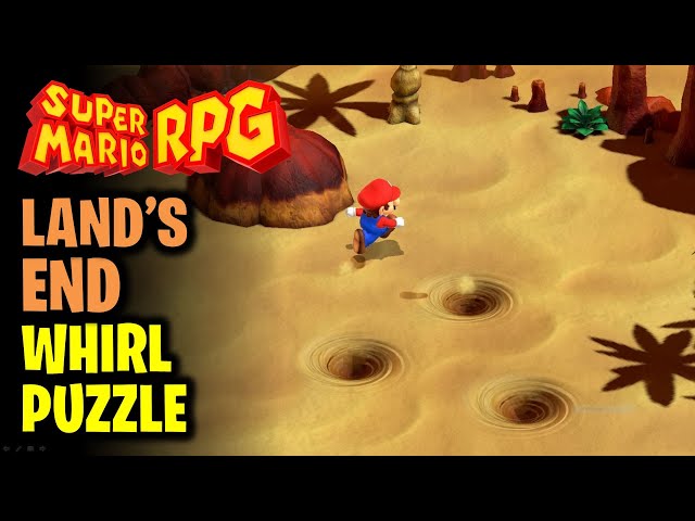Land's End - Sand Whirl Puzzle | Super Mario RPG