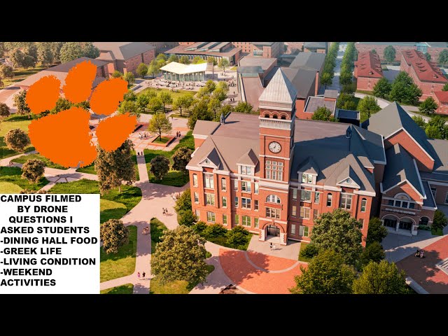 CLEMSON UNIVERSITY CAMPUS TOUR 2021| LIVING CONDITIONS| GREEK LIFE| DINING HALL FOOD| & MORE!!