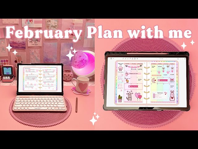 February Digital Plan With Me | Digital Planning | Penly Android App ✨