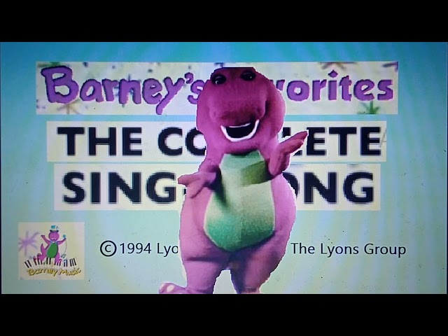 Barney's Favorites: The Complete Sing-Along (1994, CD) LIVE! (Part 2)