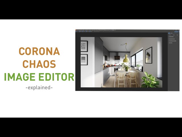 Corona Chaos - Image Editor | Explained | Lesson 08