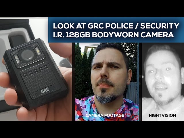 Footage & Quick Review of GRC Bodyworn Police Security Camera