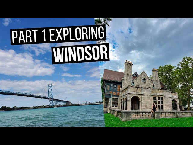 Windsor, Ontario Sightseeing Part 1 | Walkerville Brewery, JP Distillery, Detroit Skyline