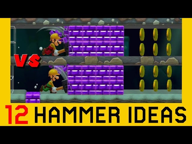 12 Other Ideas with the Super Hammer - Super Mario Maker 2