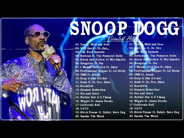 Snoop Dogg - Greatest Hits Full Album 2023 - Top Best Rap Songs Of Snoop Dogg 2023