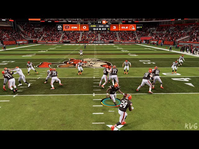 Madden NFL 24 - Cincinnati Bengals vs Cleveland Browns - Gameplay (PS5 UHD) [4K60FPS]