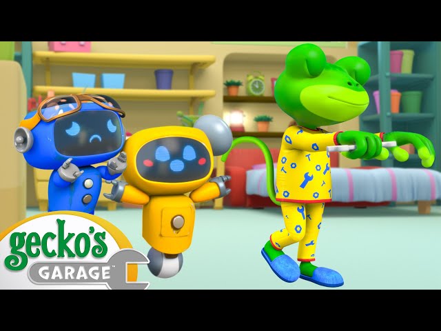 Midnight Sleepy Garage Madness | Gecko's Garage | Cartoons For Kids | Toddler Fun Learning