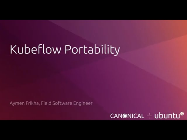 Multi-cloud Kubeflow portability with Charmed Operators