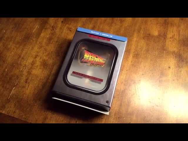 Back to the Future 2015 Trilogy Blueray Flux Capacitor Box Set - UNBOXING