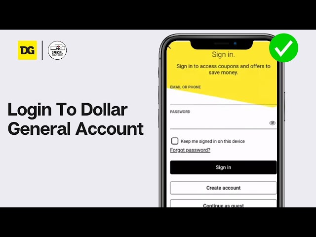How To Login To Dollar General Account 2024 (FULL GUIDE)