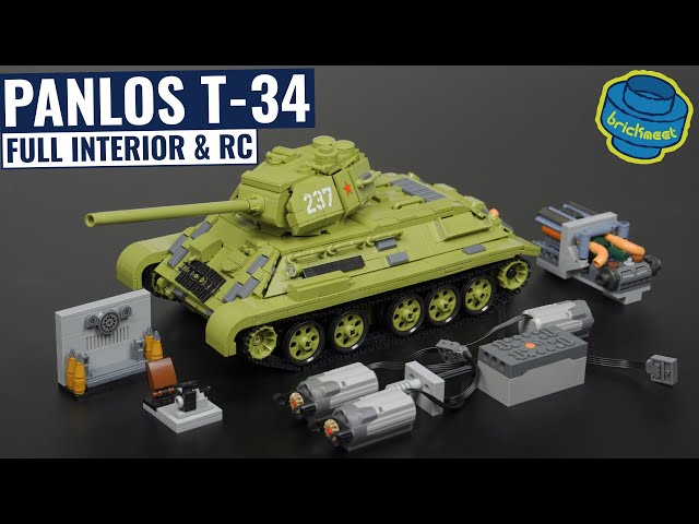 Panlos T-34 w/ Removable Interior & Easy Motorization (Speed Build Review)