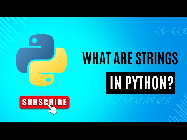 What are strings in python?  | Python Strings | Strings in Python