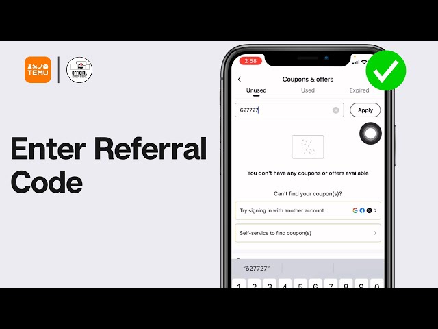 How To Enter Referral Code On Temu