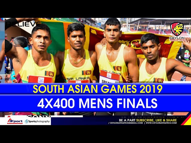4x400m Mens Finals 13th South Asian Games 2019 - Nepal
