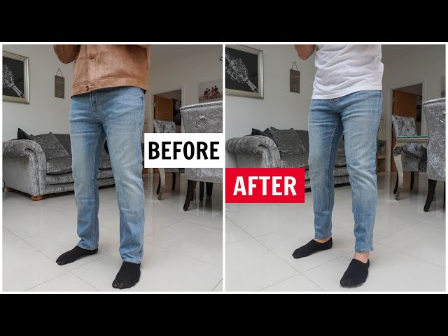 HOW TO TAILOR/TAPER YOUR JEANS & PANTS | Men's Fashion Tips