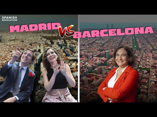 ¿Madrid de AYUSO y ALMEIDA o Barcelona de COLAU?