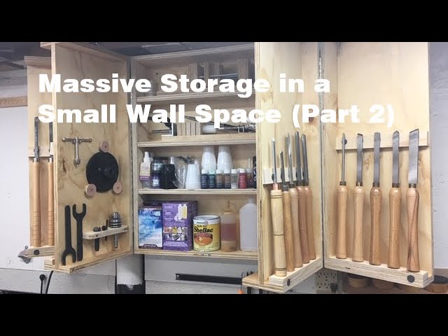 Small Shop Storage Cabinet: 4x The Storage Space (Part 2)