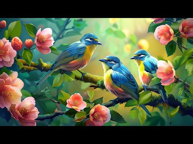 Birds Sound & Piano Music | Nature Birds Sounds For Relaxing | Most Amazing Birds of the World