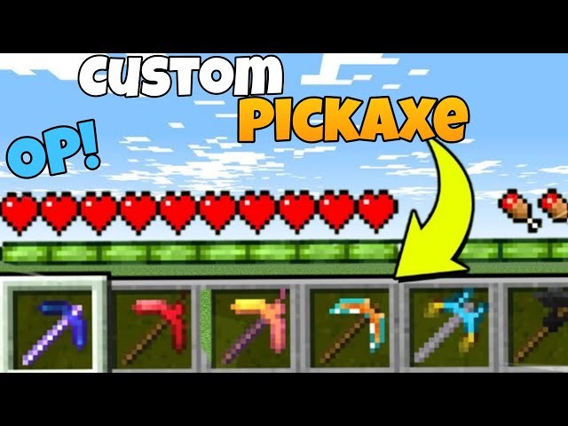 Minecraft But There Are Custom Op Pickaxe...