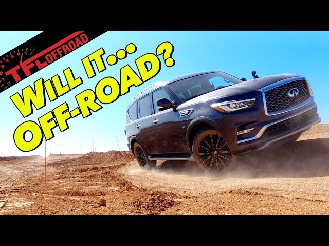 On TWO Wheels! Is the 2020 Infiniti QX80 Better Off-Road Than A Land Cruiser?