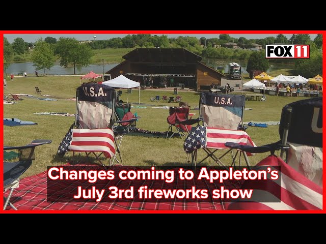 Changes coming to Appleton's July 3rd fireworks