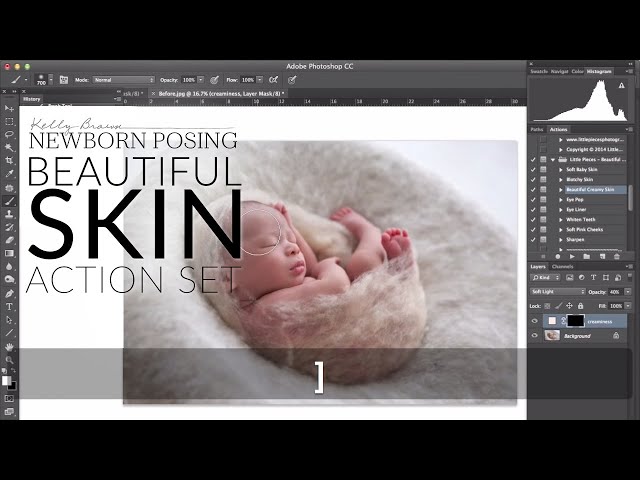 Beautiful Skin & Details Action Set Photoshop Tutorial