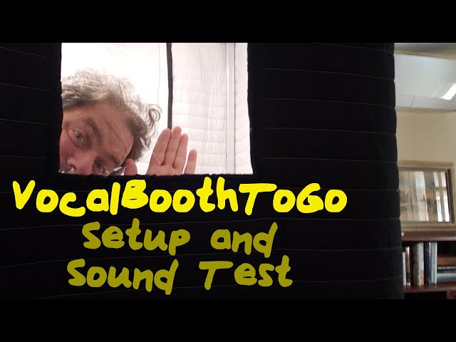 It's HUGE!!! VocalBoothToGo Setup and Review. (DISCOUNT CODE!)