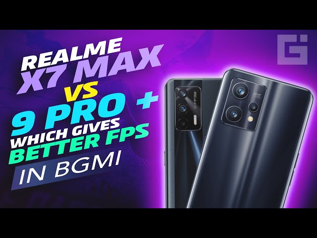Realme X7 Max vs Realme 9 Pro+ BGMI Comparison with Sanhok Bootcamp Clips