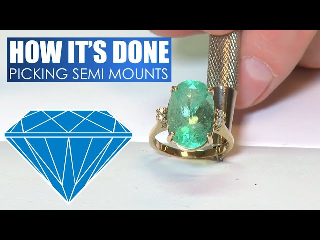 HOW DO YOU Pick semi mounts & HOW TO measure your loose stone - Tutorial l Gem Collectors