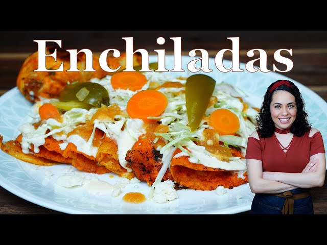 How to make Enchiladas ROJAS | AUTHENTIC Enchiladas recipe from Michoacán | Villa Cocina